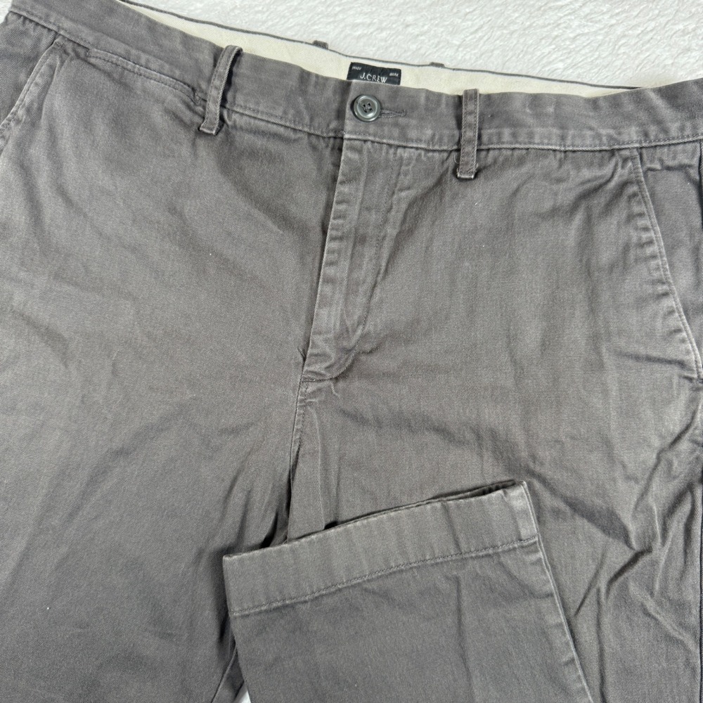 J.Crew 770 Straight Mens 36/32 Charcoal Grey Stretch Chino Pants